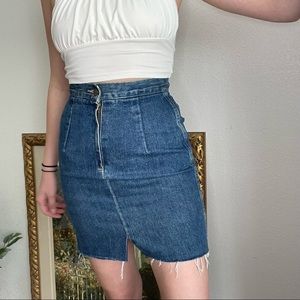 Vintage Guess Denim Mini Skirt